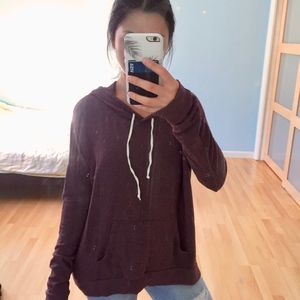 Abercrombie & Fitch purple sweater
